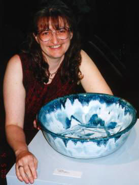 Lori with Blue Bowl