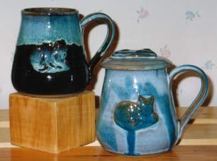 Cat mugs