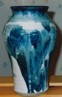 Blue vase